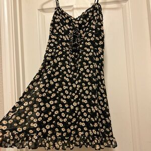 forever 21 sunflower mini dress